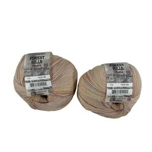 Cascade Yarns Forest Hills Multis 110 Silk Merino Wool Lace Yarn 2 Skeins Lot